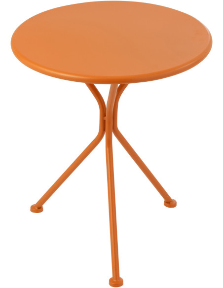 TABL JARD TRIPOD RND MET OR S (45x45x50cm) 