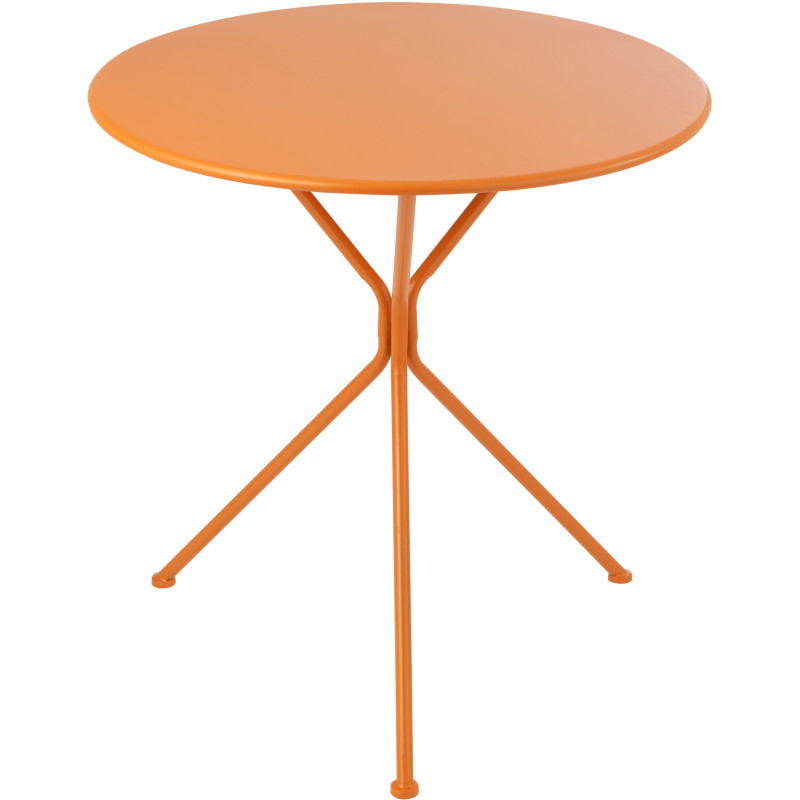 TABL JARD TRIPOD RND MET OR L (70x70x72cm) 