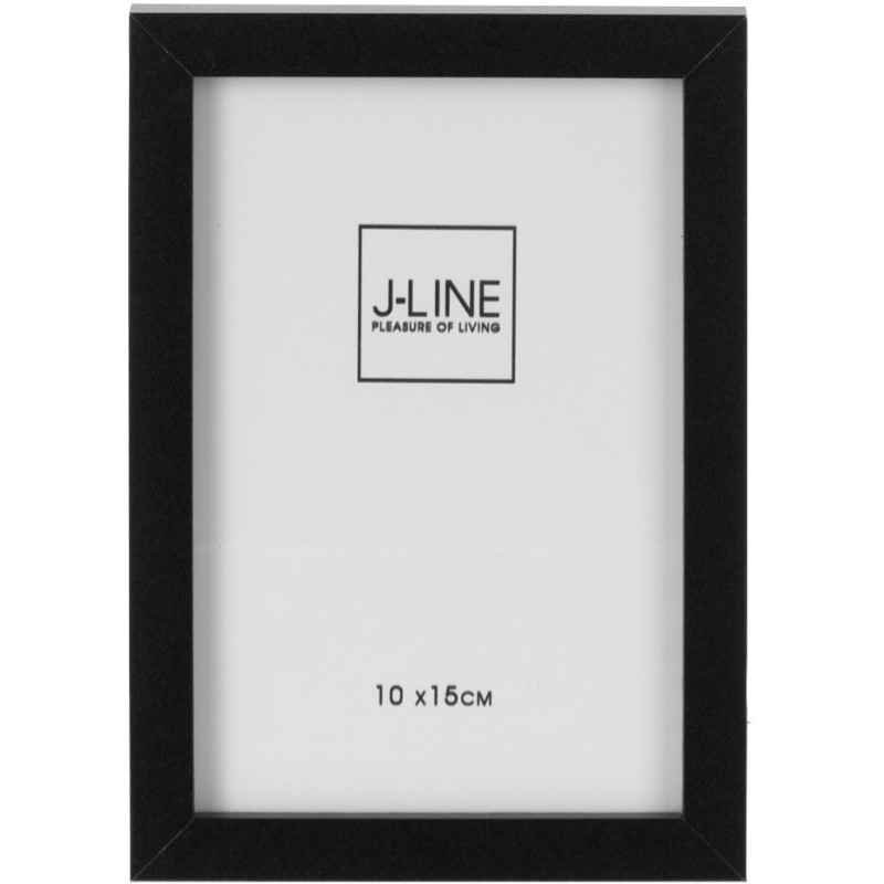 Cadre photo Elementary en Bois Noir pour photo 10x15 - 1