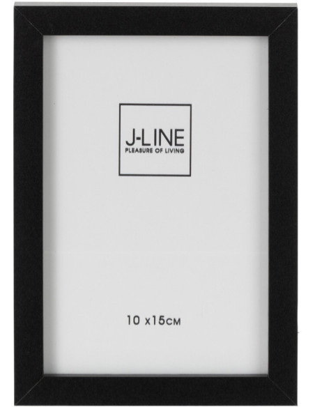Cadre photo Elementary en Bois Noir pour photo 10x15 - 1