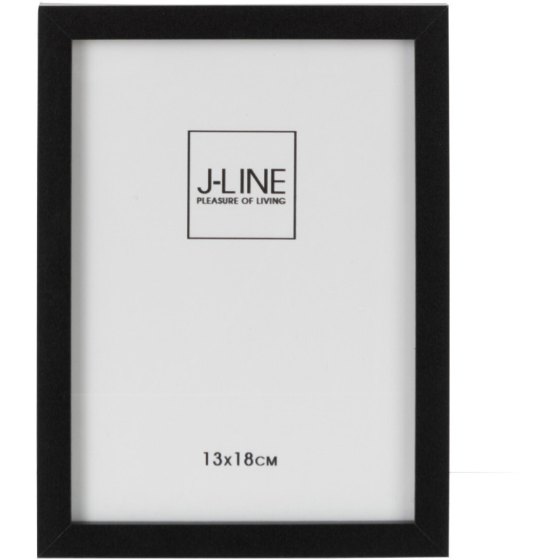 Cadre photo Elementary en Bois Noir pour photo 13x18 - 1