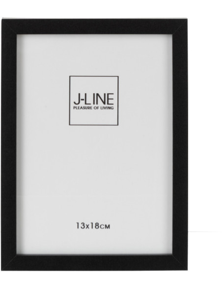 Cadre photo Elementary en Bois Noir pour photo 13x18 - 1