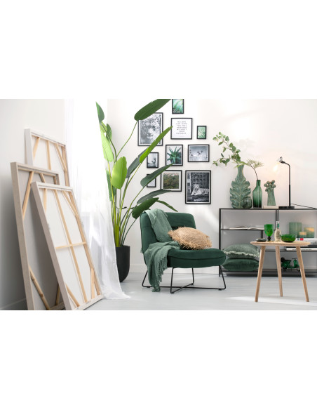 Cadre photo Elementary en Bois Noir pour photo 13x18 - 2