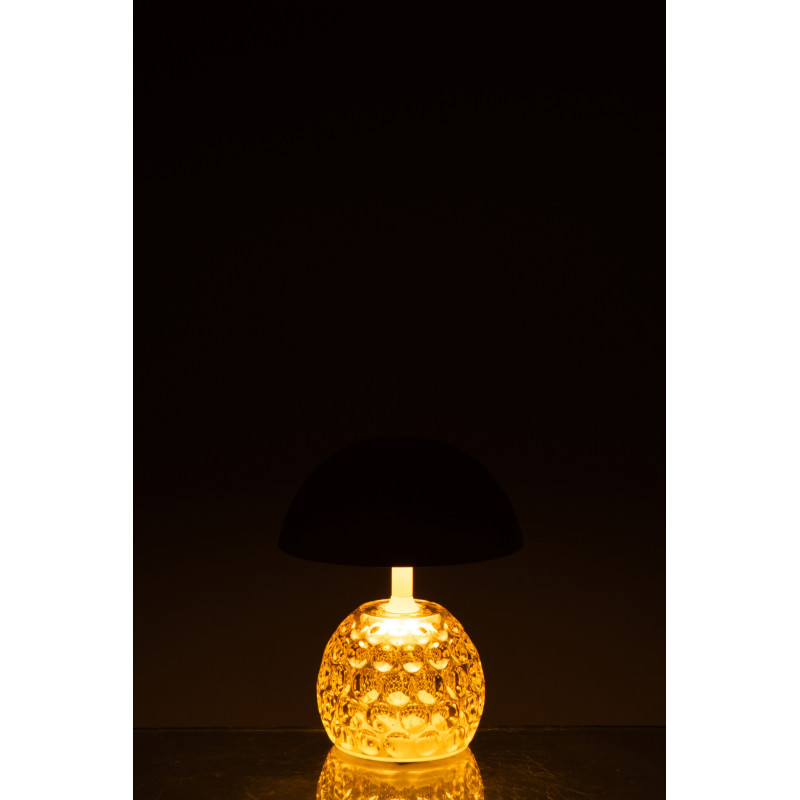 LAMPE LED CHAMPIGNON FER JAU (13,5x13,5x15,7cm) 