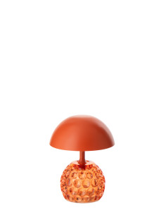 LAMPE LED CHAMPIGNON FER OR (13,5x13,5x15,7cm) 