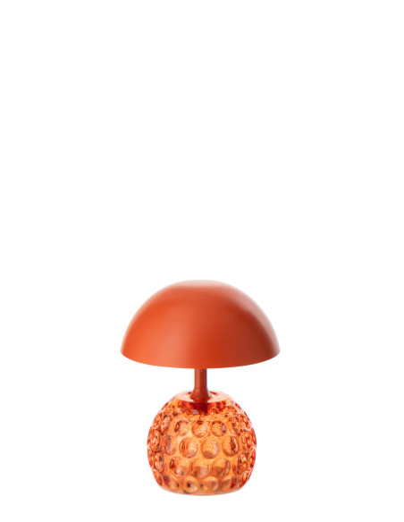 LAMPE LED CHAMPIGNON FER OR (13,5x13,5x15,7cm) 