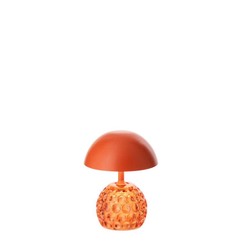 LAMPE LED CHAMPIGNON FER OR (13,5x13,5x15,7cm) 