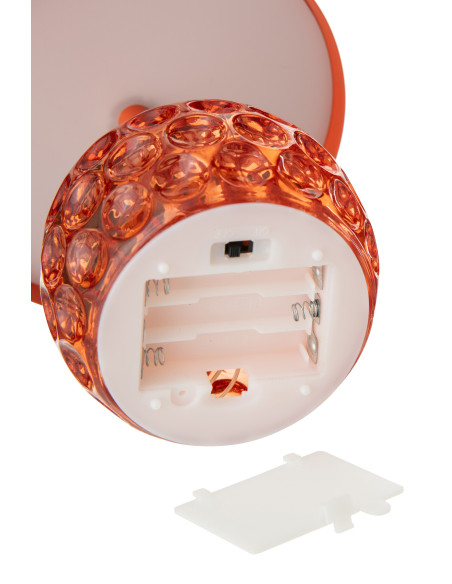 LAMPE LED CHAMPIGNON FER OR (13,5x13,5x15,7cm) 