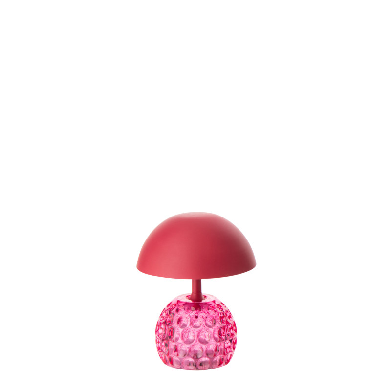 LAMPE LED CHAMPIGNON FER ROS (13,5x13,5x15,7cm) 