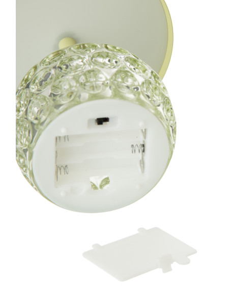 LAMPE LED CHAMPIGNON FER VRT (13,5x13,5x15,7cm) 