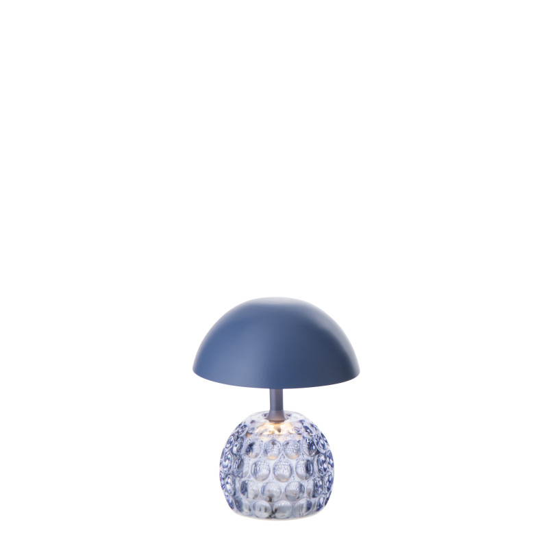 LAMPE LED CHAMPIGNON FER BL (13,5x13,5x15,7cm) 