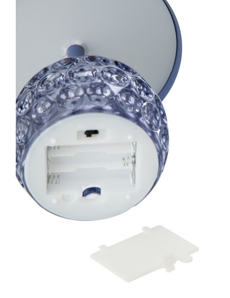 LAMPE LED CHAMPIGNON FER BL (13,5x13,5x15,7cm) 