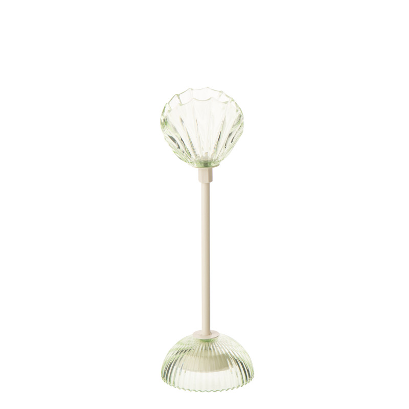 LAMPE LED SHELL FER VRT/BLA S (9,5x9,5x31cm) 