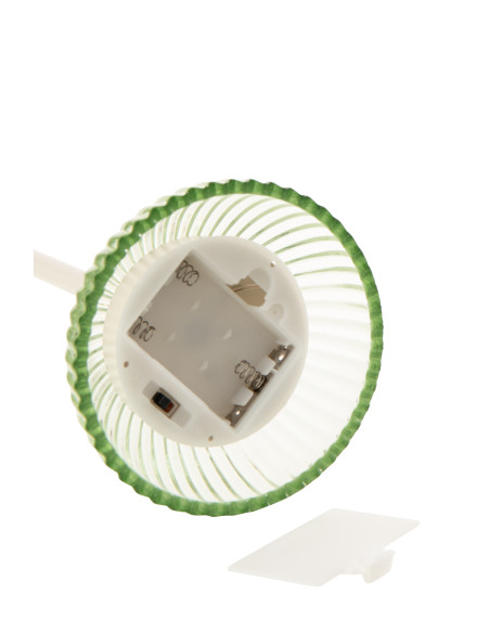 LAMPE LED SHELL FER VRT/BLA M (9,5x9,5x37cm) 