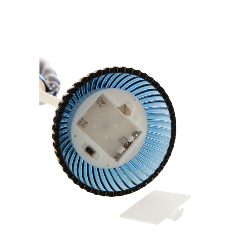 LAMPE LED SHELL FER BL/BLA S (9,5x9,5x31cm) 