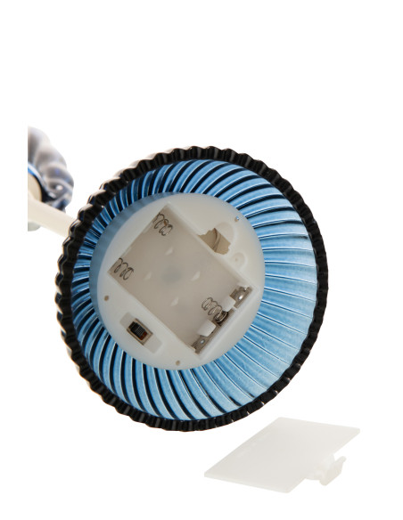 LAMPE LED SHELL FER BL/BLA S (9,5x9,5x31cm) 