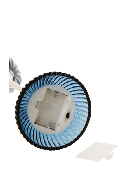 LAMPE LED SHELL FER BL/BLA M (9,5x9,5x37cm) 