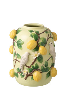 VASE OIS/CITRO CÉRAM VRT/JAU S (30x30x35,5cm) 
