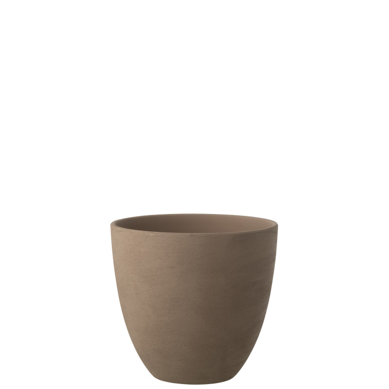 CACHEPOT ROND CÉRAMIQUE TAU L (30,5x30,5x29,5cm) 