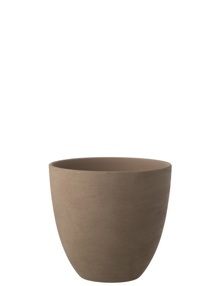 CACHEPOT ROND CÉRAMIQUE TAU L (30,5x30,5x29,5cm) 