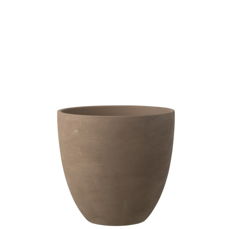 CACHEPOT ROND CÉRAMIQUE TAU XL (36x36x34cm) 
