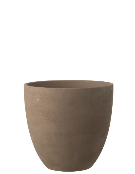 CACHEPOT ROND CÉRAMIQUE TAU XL (36x36x34cm) 