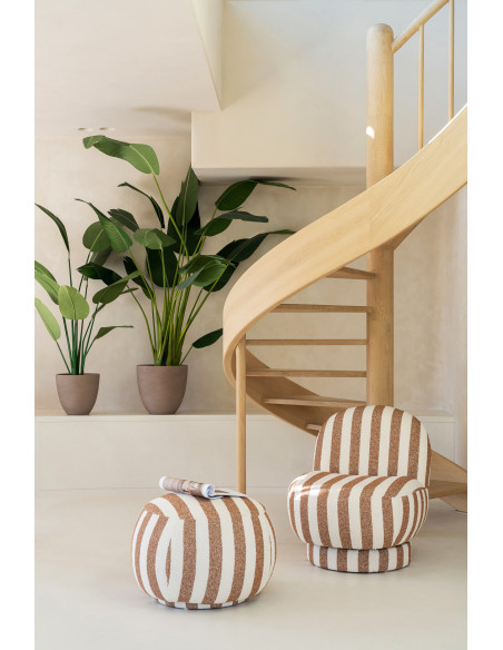 CACHEPOT ROND CÉRAMIQUE TAU XL (36x36x34cm) 