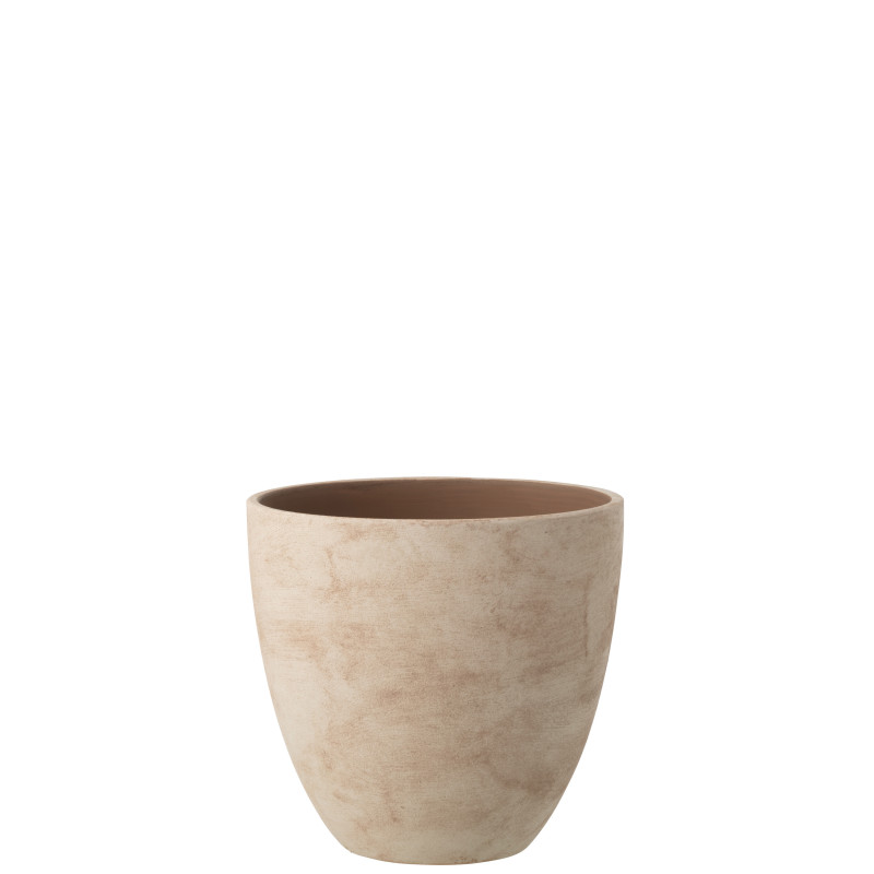 CACHEPOT ROND CÉRAMIQUE BEI L (30,5x30,5x29,5cm) 