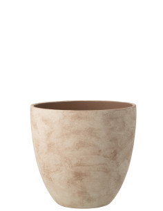 CACHEPOT ROND CÉRAMIQUE BEI XL (36x36x34cm) 