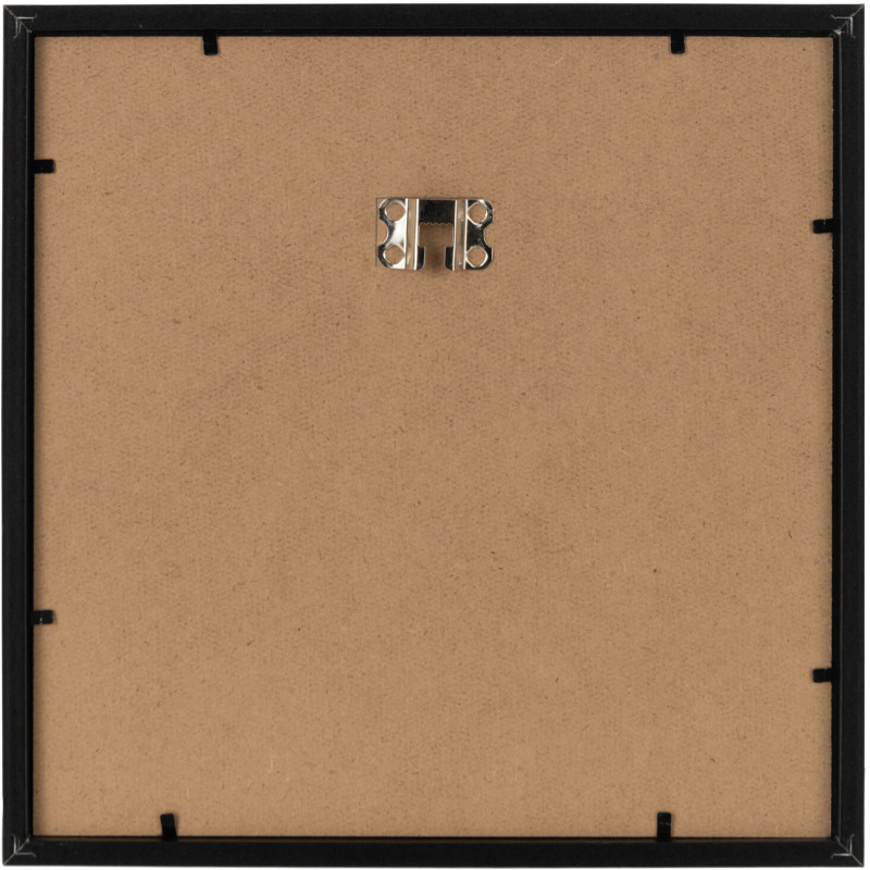 Cadre photo mural Carré Elementary en Bois Noir pour photo 25x25 - 3