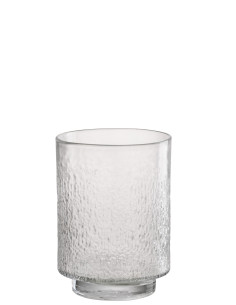 VASE CYLINDRE RELIEF VER TR S (16x16x22,5cm) 