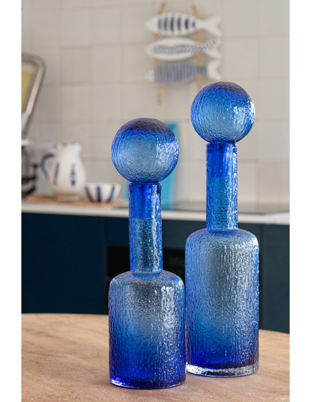 BOUT DÉCORATIF RELF VER BL S (12,5x12,5x43cm) 