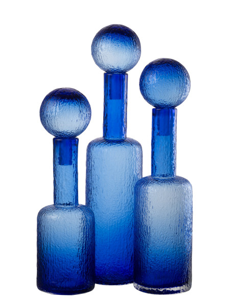 BOUT DÉCORATIF RELF VER BL L (12,5x12,5x56cm) 