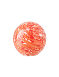 PRESSE-PAPIER BALLE VERRE OR L (12x12x12cm) 