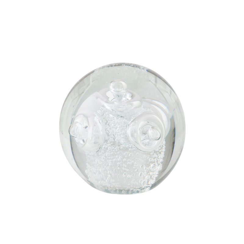 PRESS-PAP ANNEAUX BAL VER TR L (12x12x12cm) 