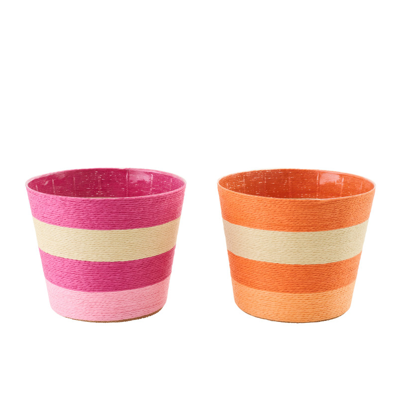 CACHEP LIGN PAP ROS/OR XL ASS2 (21,5x21,5x17cm) 