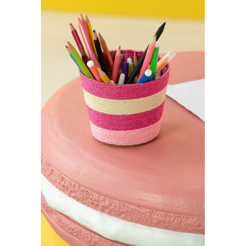 CACHEP LIGN PAP ROS/OR XL ASS2 (21,5x21,5x17cm) 