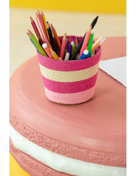 CACHEP LIGN PAP ROS/OR XL ASS2 (21,5x21,5x17cm) 