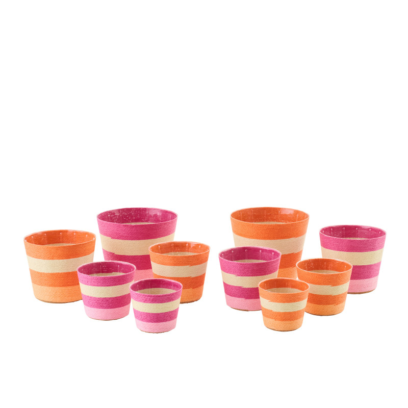 CACHEP LIGN PAP ROS/OR XL ASS2 (21,5x21,5x17cm) 