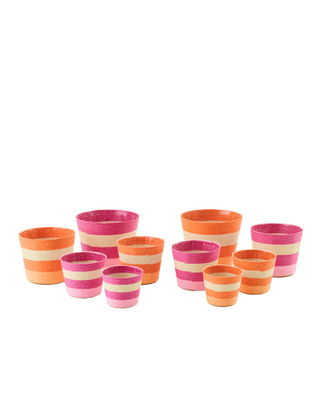 CACHEP LIGN PAP ROS/OR XL ASS2 (21,5x21,5x17cm) 