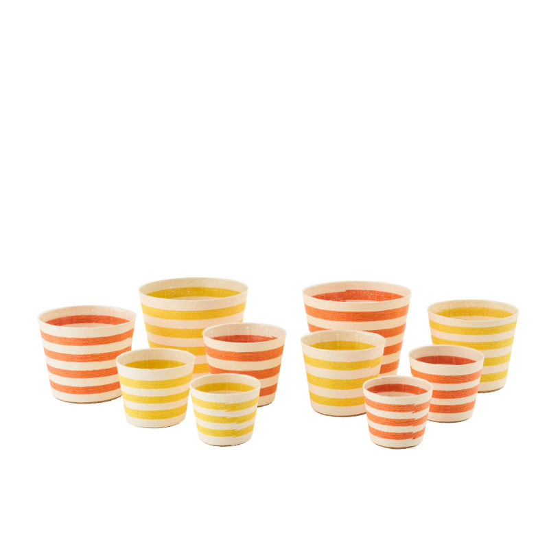 CACHEP LIGN PAP JAU/OR XL ASS2 (21,5x21,5x17cm) 