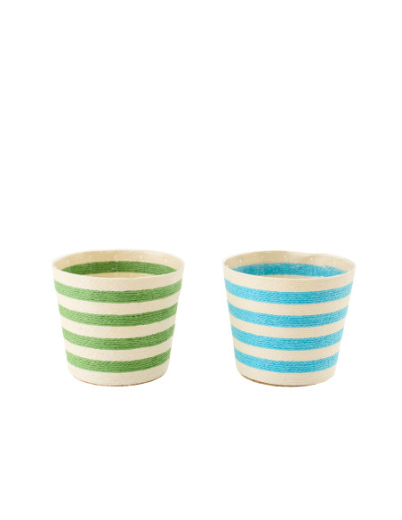 CACHEP LIGN PAP AZ/VRT L ASS2 (17,5x17,5x15cm) 