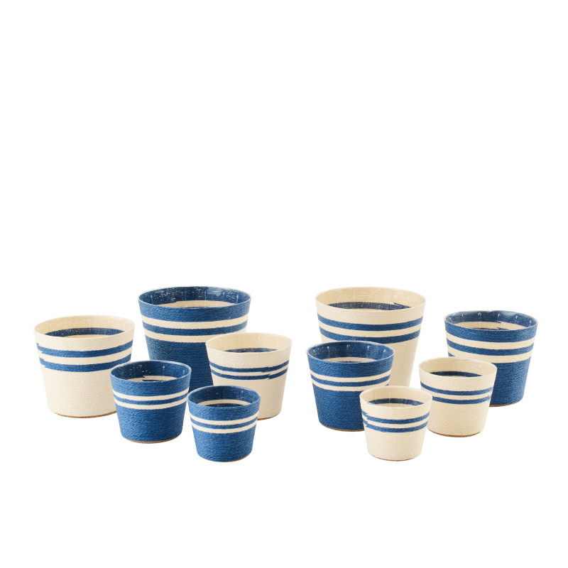 CACHEP LIGN PAP BLA/BL XL ASS2 (21,5x21,5x17cm) 