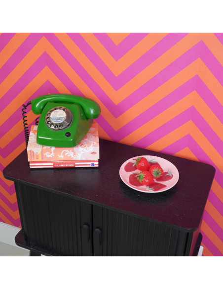 Vide-poche déco Fraises 17 cm Céramique Rose Rouge Strawberries 