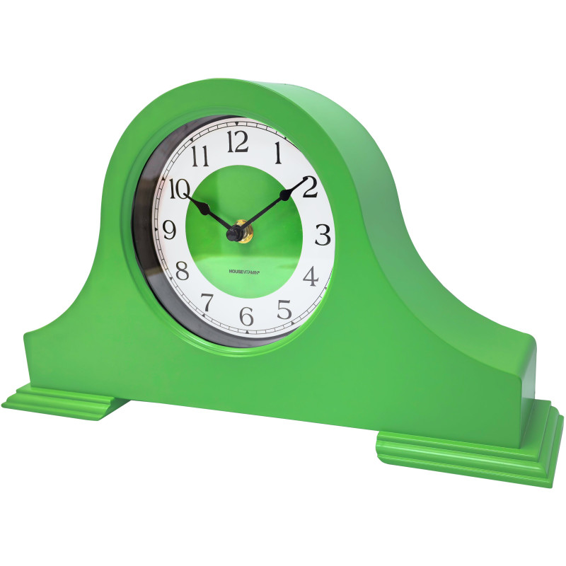 Horloge à poser néo-rétro pop 36 cm Plastique Vert Mantel 