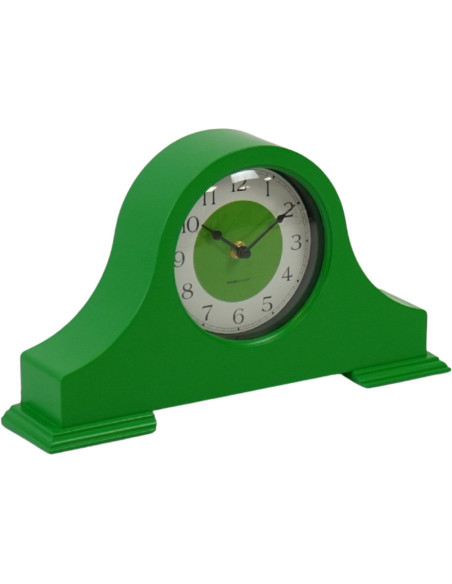 Horloge à poser néo-rétro pop 36 cm Plastique Vert Mantel 