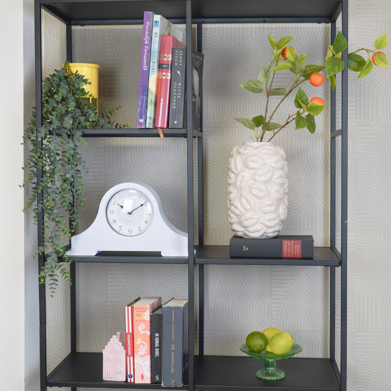 Horloge à poser néo-rétro pop 36 cm Plastique Lilas Mantel 