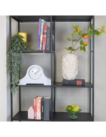 Horloge à poser néo-rétro pop 36 cm Plastique Lilas Mantel 