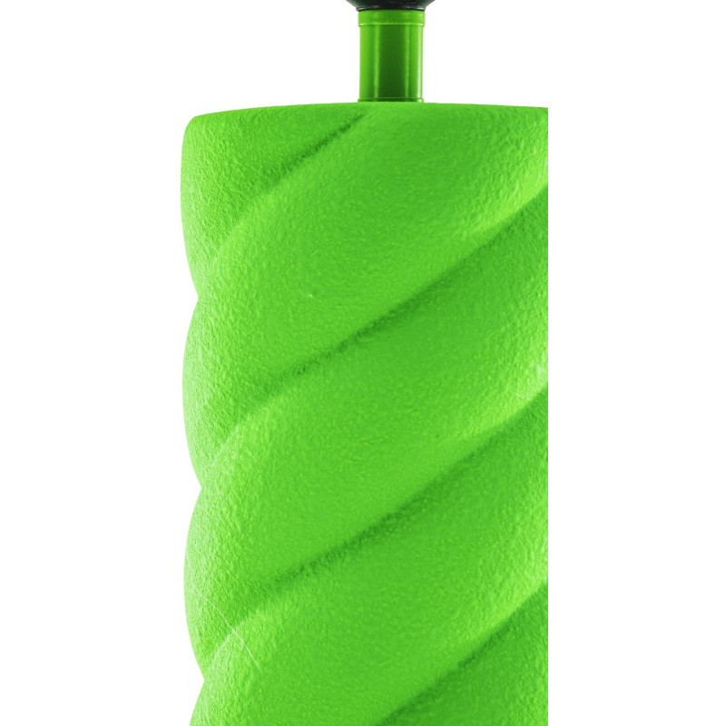 Pied de Lampe à poser torsadé Pop Hauteur 28 cm Céramique Vert fluo Neon 