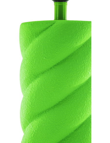 Pied de Lampe à poser torsadé Pop Hauteur 28 cm Céramique Vert fluo Neon 